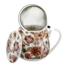 DUO FLORAL Fassbecher 430 ml PASTEL FLOWERS mit Teesieb, Produktbild-Vorschau 3