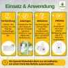 An instructional diagram showing how to use a sticky fly trap. Produktbild-Vorschau