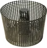 A black mesh basket with a conical insert, isolated on a white background. Produktbild-Vorschau