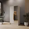 Drehtürenschrank LARO 100 cm Moderner Kleiderschrank mit Produktbild-Vorschau 1
