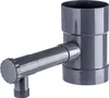 KADAX Collecteur d'eau de pluie avec vanne 100 mm Gris Voir les images du produit 3