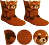 ASKSA 3D Stricksocken mit Tieren Animal Socks Winter Warme Produktbild-Vorschau 3