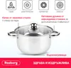 Hrnec Rosberg R51210O20, 3 l, 20 cm, skleněná poklice s Náhled obrázku produktu 5