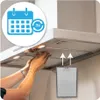 Metall-Fettfilter geeignet für Ikea 380x255x8mm Produktbild-Vorschau 5