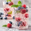 Küchenrückwand Spritzschutz Glas mit Motiv Cocktail Beeren Produktbild-Vorschau 3