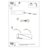 Wandleuchte Keramik SIGMA MINI 1xE27 15W Keramik/Glas Produktbild-Vorschau 5