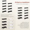 WOLTU Rollwagen 4 Ebenen, Küchenwagen, aus Kunststoff, Produktbild-Vorschau 8