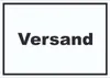 Versand Schild mit Text Lieferung shipping waagerecht A2 Produktbild-Vorschau 1
