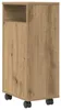 vidaXL Badschrank Schmal mit Rollen Artisan-Eiche Produktbild-Vorschau 7