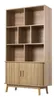 Bücherregal mit 2 Schiebetüren, H 158 cm – ERNEST Produktbild-Vorschau 10