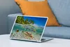 MuchoWow® Laptop Aufkleber Sticker Cover Strand - Angeln - Produktbild-Vorschau 4
