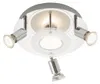 Plafoniere LED faretti 4xGU10 3000K Ø25cm 12W metallo Anteprima dell’immagine prodotto 6