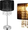 Tischleuchte Schwarz [40 cm x Ø20 cm] Tischlampe Kristall Produktbild-Vorschau 3