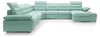 Ecksofa U-form Eckcouch Schlaffunktion Wohnlandschaft Sofa Produktbild-Vorschau 1