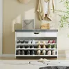 VOWNER Schuhschrank mit Klappen, Schmaler Schuhregal, Produktbild-Vorschau 9