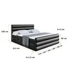 ALTDECOR Boxspringbett mit Fußteil, H4 Matratze und Topper Produktbild-Vorschau 6