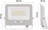 LED reflektor GLARO 30W, bílý, IP65, 3000 lm, neutrální bílá Voir les images du produit
