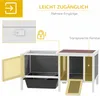PawHut Hasenstall Kaninchenstall aus Holz mit Produktbild-Vorschau 7