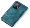 A teal-colored flip case for a smartphone is shown from a diagonal top-down view against a white background. Produktbild-Vorschau