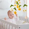 Mobile Baby Holz + Wollknäuel, Frische Blumen und Bienen, Produktbild-Vorschau 4