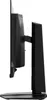 Side view of a black computer monitor on a stand. Produktbild-Vorschau
