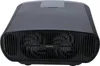 A dark gray projector is shown from a front-facing, slightly elevated angle against a white background. Produktbild-Vorschau