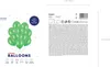 Strong Balloons 30cm, Metallic Bright Green (1 Packung / 10 Produktbild-Vorschau 2
