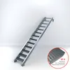 Stahltreppe 13 Stufen bis Höhe 260 cm, Laufbreite : 60 cm Produktbild-Vorschau 2