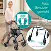 aktiv shop GmbH, Rollator, Aluminium, Anthrazit, 54cm Produktbild-Vorschau 7