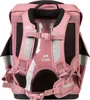 The back of a pink school backpack with air flow graphics. Voir les images du produit