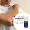 A person applying cream to their elbow, with a product bottle and text overlay. Produktbild-Vorschau