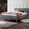Polsterbett Bett Modell Lena hellgrau-140x200cm Produktbild-Vorschau 11