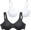 PETITE FLEUR Minimizer-BH schwarz+weiß Größe 85 Cup E Produktbild-Vorschau 1