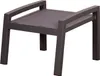 Fußhocker Sevilla - uni anthrazit - Aluminiumgestell Produktbild-Vorschau 2
