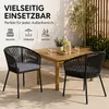 Gartenstuhl Lounge Stuhl 2er Set Gartensessel Rope Produktbild-Vorschau 6