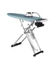 An ironing board with an iron on it, set against a white background. Podgląd zdjęcia produktu