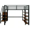 Lit mezzanine 140x200 cm avec escalier de sécurité, espace Voir les images du produit 10
