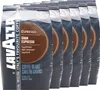 Six bags of Lavazza Espresso Gran Espresso coffee beans are lined up in a row against a white background. Produktbild-Vorschau