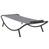 The Living Store Gartenbett Grau 200×90 cm Stahl Produktbild-Vorschau 5