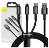 Baseus Tungsten Gold Cavo USB 3 in 1 USB 2.0 1,5 m USB A Anteprima dell’immagine prodotto 17