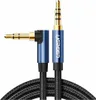 Ugreen Klinke Kabel 90° 1m Blau, 3.5mm AUX Produktbild-Vorschau 1