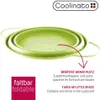 Coolinato faltbares Silikon-Sieb 24 cm grün Produktbild-Vorschau 3