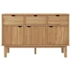 vidaXL Credenza OTTA 114x43x73,5 cm in legno di pino Anteprima dell’immagine prodotto 3