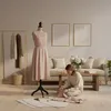 Manichino da sarta Relaxdays, taglia 36/38, regolabile da Anteprima dell’immagine prodotto 2