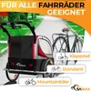 SAMAX 360° drehbarer Fahrradanhänger 2in1 Jogger - in Rot - Produktbild-Vorschau 2