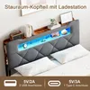 INONEFT Polsterbett 160x200cm mit USB, 4 Schubladen & LED, Produktbild-Vorschau 3