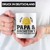Trendation - Papa und Architekt Tasse Geschenkidee Vater Produktbild-Vorschau 2