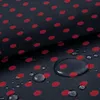 novely® OXFORD 210D - D10 Schwarz Rot Gepunktet - Produktbild-Vorschau 2