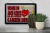 Blechschild Spruch 30x20cm geh mit deinem ganzem Herzen Produktbild-Vorschau 4