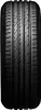 A close-up, top-down view of a single car tire tread. Produktbild-Vorschau